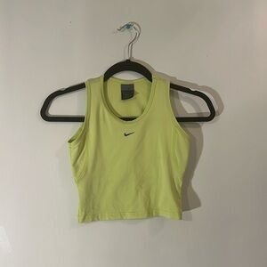 Adorable vintage Nike lime crop top